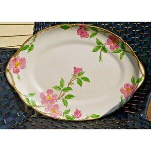 Franciscan Desert Rose 19" Turkey Platter Made in CA old Mark 1953 to 1958
